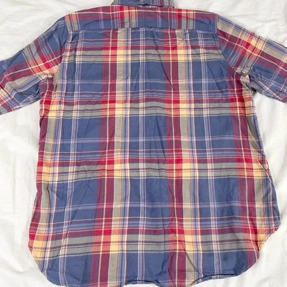 VTG Lauren Ralph Lauren Women Multicolor Long Sleeve Button Up Shirt Size XL - Picture 10 of 10